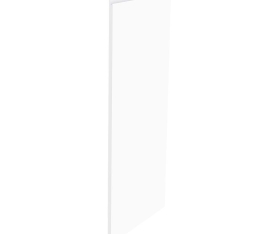 1x Kit façade meuble cuisine Blanc Mat Sans Poignée 1 porte H. 129,3 cm L. 59,7 cm