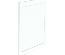 1x Kit façade meuble cuisine Blanc Cadre 1 porte H. 57,3 cm L. 59,7 cm