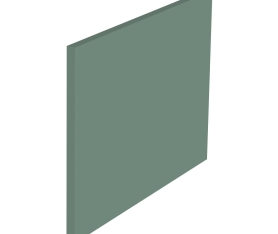 1x Kit façade meuble cuisine Vert Sauge Mat 1 porte H. 42,9 cm L. 59,7 cm