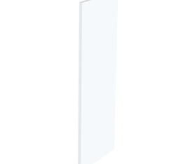 2x Kit façade meuble cuisine Blanc Mat 1 porte H. 100,5 cm L. 39,7 cm