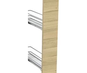 1x Kit façade meuble cuisine Chêne Clair 1 porte H. 71,7 cm L. 14,7 cm