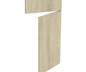 Kit façade meuble cuisine Chêne Naturel 1 porte, 1 faux tiroir H. 71,7 cm x L. 39,7 cm