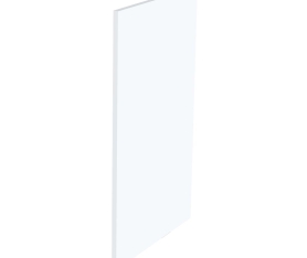 2x Kit façade meuble cuisine Blanc Mat 1 porte H. 100,5 cm L. 59,7 cm