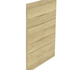 1x Kit façade meuble cuisine Chêne Clair 1 porte H. 71,7 cm L. 59,7 cm