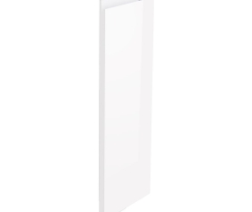 Kit façade meuble cuisine Blanc Brillant Sans Poignée 1 porte H. 71,7 cm x L. 29,7 cm