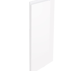 1x Kit façade meuble cuisine Blanc Brillant Sans Poignée 1 porte H. 71,7 cm L. 44,7 cm