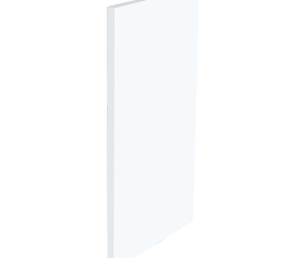 1x Kit façade meuble cuisine Blanc Mat 1 porte H. 71,7 cm L. 44,7 cm