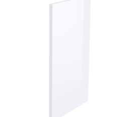1x Kit façade meuble cuisine Blanc Brillant 1 porte H. 71,7 cm L. 44,7 cm