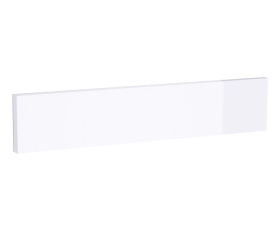 1x Kit bandeau four meuble cuisine Blanc Brillant 1 bandeau H. 11,8 cm L. 59,7 cm