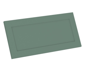1x Kit façade meuble cuisine Vert Sauge Cadre 1 porte H. 28,5 cm L. 59,7 cm