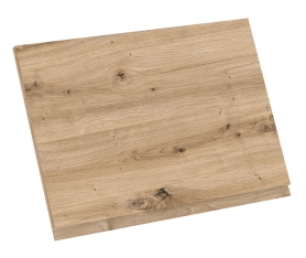 1x Kit façade meuble cuisine Chêne Naturel Sans Poignée 1 porte H. 42,9 cm L. 59,7 cm