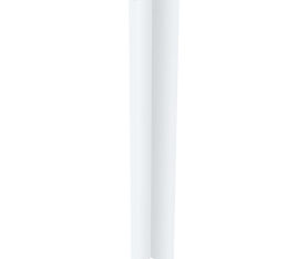 1x Kit fileur d'angle droit meuble cuisine BLANC MAT - H. 71.7 cm
