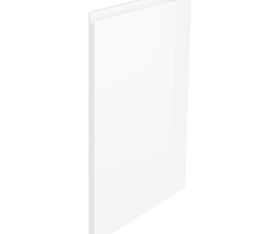 Kit façade meuble cuisine Blanc Brillant Sans Poignée 1 porte H. 71,7 cm x L. 59,7 cm