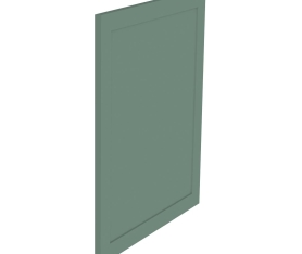 1x Kit façade meuble cuisine Vert Sauge Cadre 1 porte H. 71,7 cm L. 59,7 cm