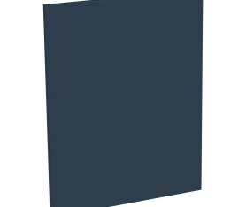 2x Kit façade meuble cuisine Bleu Nuit Mat 1 porte H. 57,3 cm L. 59,7 cm
