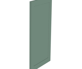 1x Kit façade meuble cuisine Vert Sauge Cadre 1 porte H. 71,7 cm L. 39,7 cm