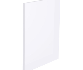 1x Kit façade meuble cuisine Blanc Brillant 1 porte H. 57,3 cm L. 59,7 cm