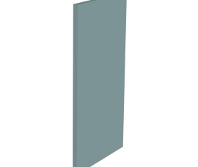 1x Kit façade meuble cuisine Vert Opale Mat 1 porte H. 71,7 cm L. 39,7 cm
