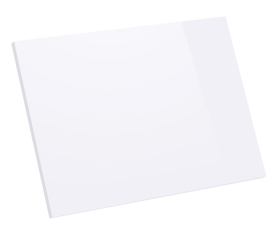 1x Kit façade meuble cuisine Blanc Brillant 1 porte H. 42,9 cm L. 59,7 cm