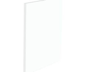 1x Kit façade meuble cuisine Blanc Chaud Mat 1 porte H. 57,3 cm L. 59,7 cm