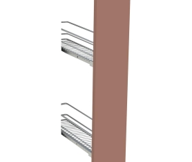 1x Kit façade meuble cuisine Terracotta Mat 1 porte H. 71,7 cm L. 14,7 cm