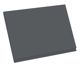 1x Kit façade meuble cuisine Gris Ardoise Mat Sans Poignée 1 porte H. 42,9 cm L. 59,7 cm