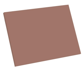 1x Kit façade meuble cuisine Terracotta Mat 1 porte H. 42,9 cm L. 59,7 cm
