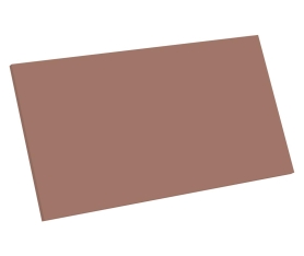 1x Kit façade meuble cuisine Terracotta Mat 1 porte H. 42,9 cm L. 79,7 cm