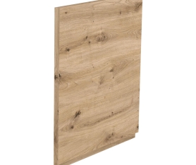 1x Kit façade meuble cuisine Chêne Naturel Sans Poignée 1 porte H. 57,3 cm L. 59,7 cm