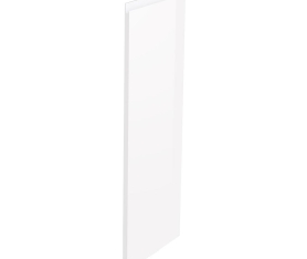 2x Kit façade meuble cuisine Blanc Brillant Sans Poignée 1 porte H. 100,5 cm L. 39,7 cm