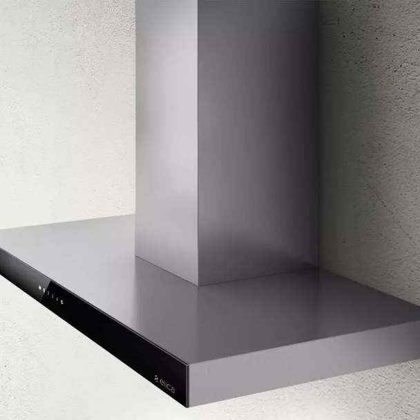 Hotte box 60 cm inox et noir