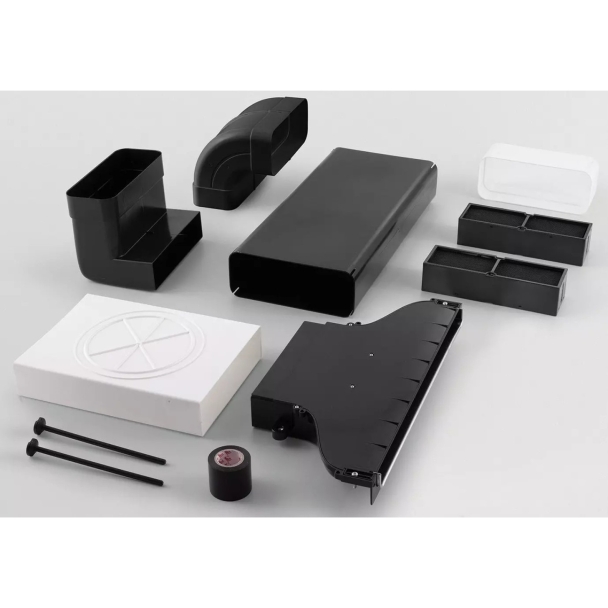 Kit recyclage extérieur du meuble pour plaque aspirante Turboair
