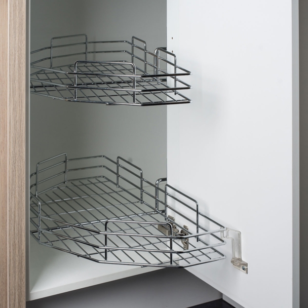 Aménagement extractible pour meuble d'angle L. 80 cm