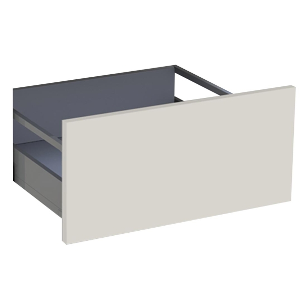 Kit façade meuble cuisine Noir Mat 1 casserolier H. 28,5 cm L. 59,7 cm