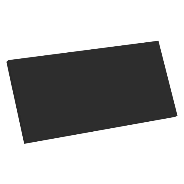 Kit façade meuble cuisine Noir Mat Sans Poignée 1 porte H. 28,5 cm L. 59,7 cm