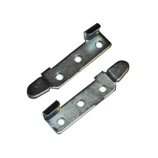 Lot de 2 Ferrures d'assemblage pour fixation dos d'habillage ilot cuisine