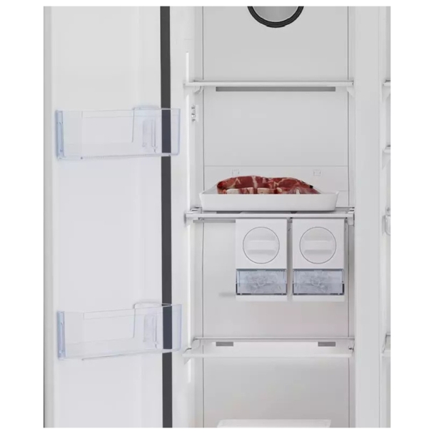 Réfrigérateur américain noir largeur 91 cm