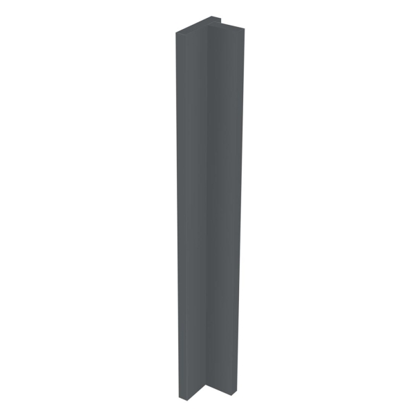 Kit fileur d'angle droit meuble cuisine BLEU NUIT mat - H. 71.7 cm