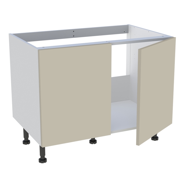 Meuble bas cuisine 2 portes pour évier timbre H. 72,6 cm x L. 90 cm 