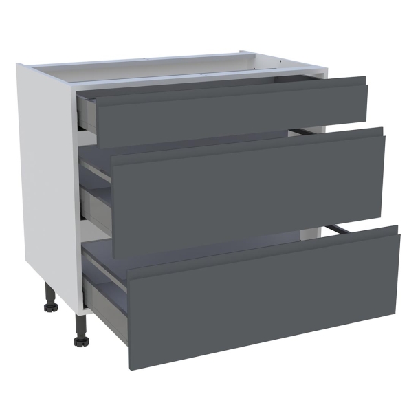 Meuble bas cuisine 1 tiroir, 2 casseroliers H.87 cm x L. 90 cm