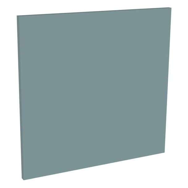 Kit façade 1 porte lave-vaisselle semi-intégrable Blanc Brillant Sans Poignée 1 porte H. 57,3 cm L. 59,7 cm