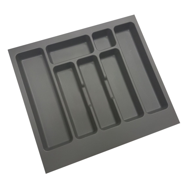 Range couvert gris anthracite pour tiroir - L. 60 cm