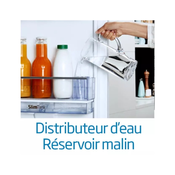 Réfrigérateur américain noir largeur 91 cm