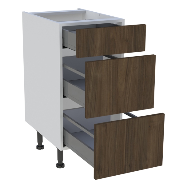 Meuble bas cuisine 1 tiroir, 2 casseroliers H. 87 cm x L. 40 cm