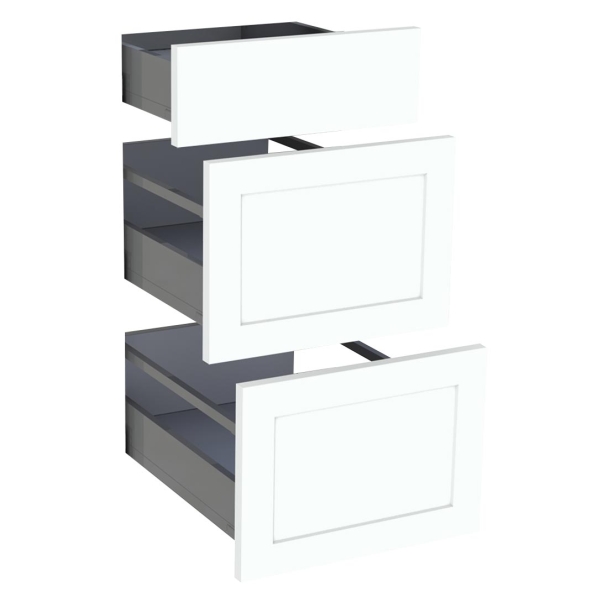 Kit façade meuble cuisine Chêne Doré 1 tiroir, 2 casseroliers H. 71,7 cm L. 39,7 cm