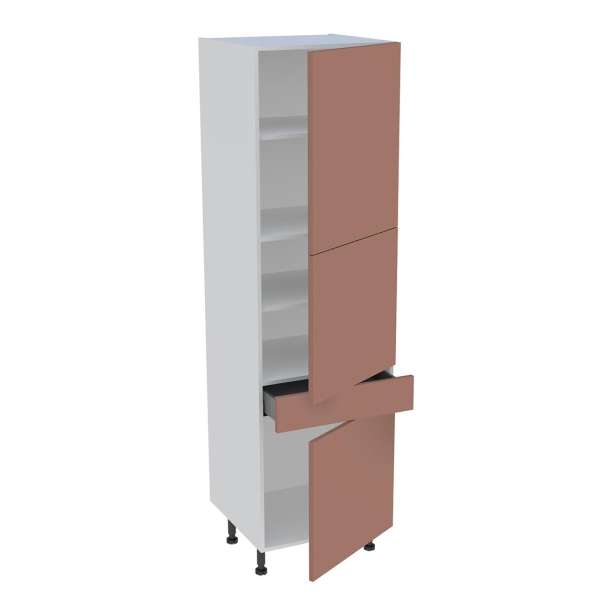Colonne cuisine 3 portes, 1 tiroir H.216,6 cm x L. 60 cm