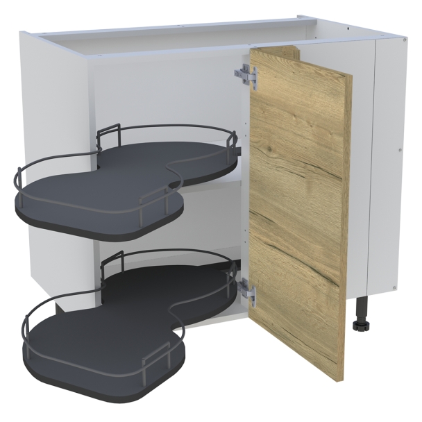 Meuble bas cuisine 1 porte H.87 cm x L. 90 cm - BSA110D