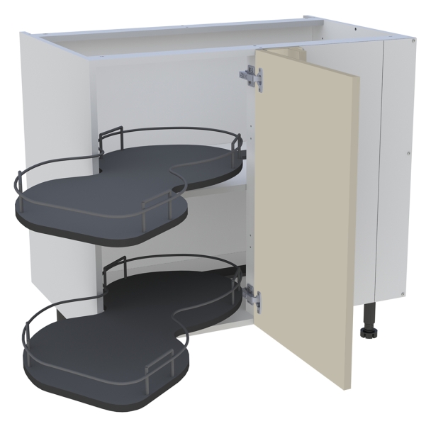 Meuble bas cuisine 1 porte H. 87 cm x L. 90 cm - BSA110D