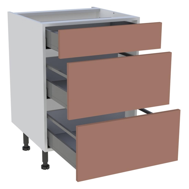 Meuble bas cuisine 1 tiroir, 2 casseroliers H.87 cm x L. 60 cm