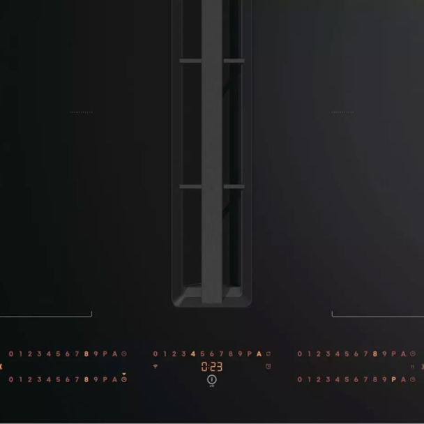 Plaque de cuisson induction aspirante 83 cm - Hisense HEH8443BSCWF1